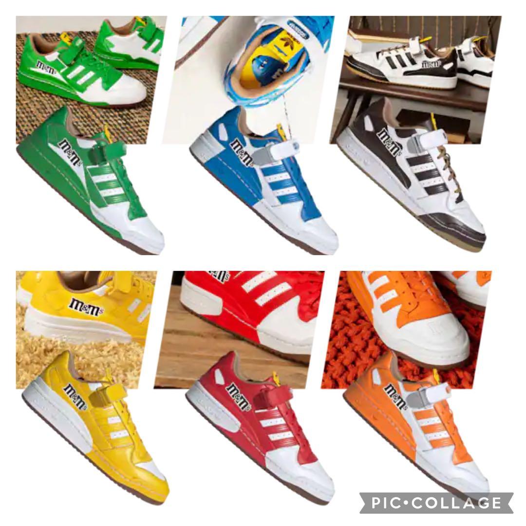 adidas FORUM 84 LOW M&M’S CREW 黄　28 ③