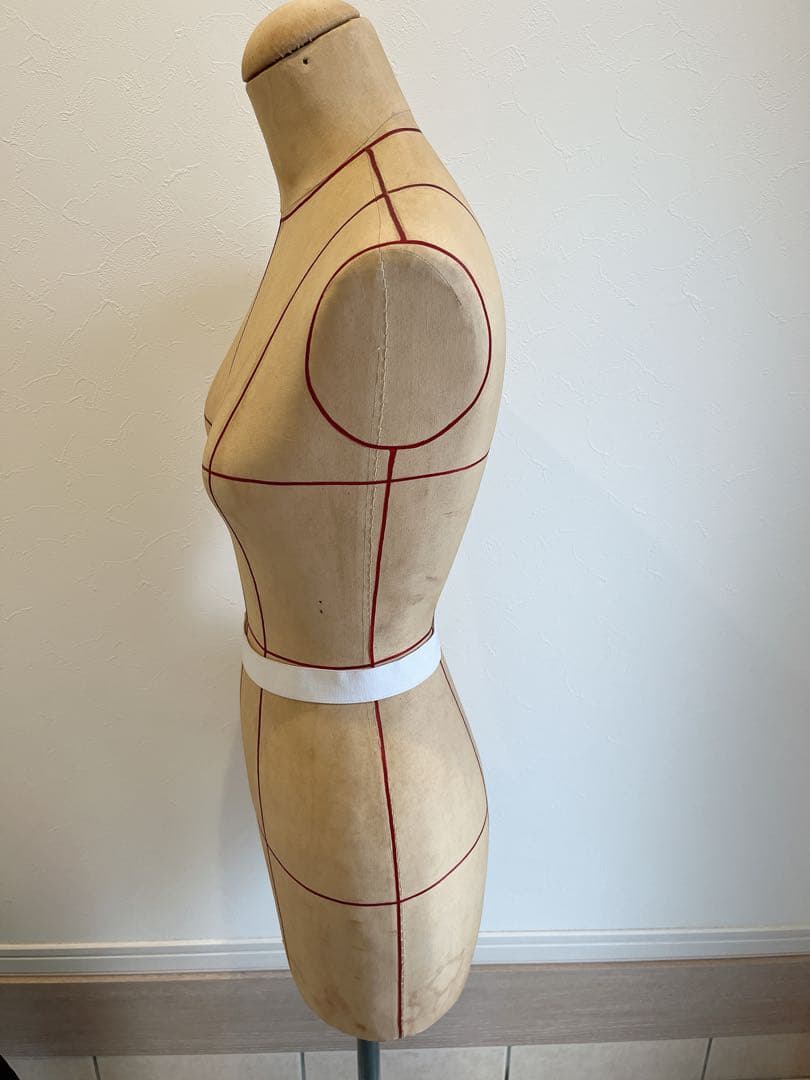 東京キイヤ キイヤ　洋裁用 ボディ トルソー ライン入り　レトロ　アンティーク