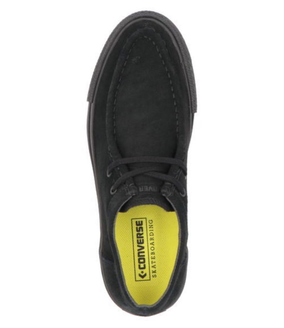 コンバース　モカシン　ブラック