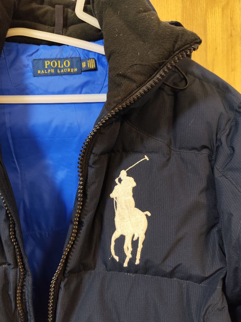 POLO RALPH LAUREN ネイビー ダウンジャケット XS