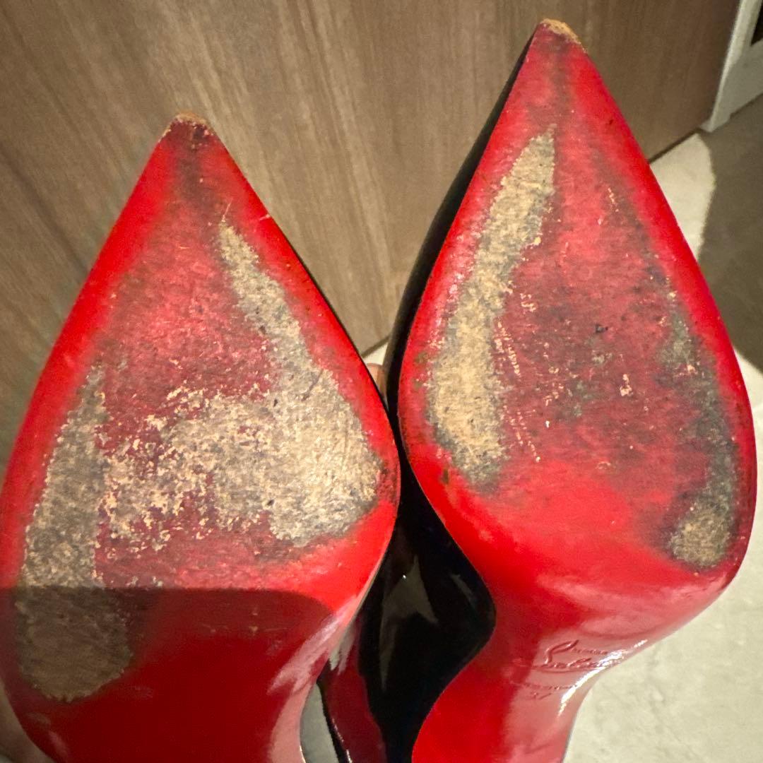 Christian Louboutin ブラック パンプス37 ルブタン