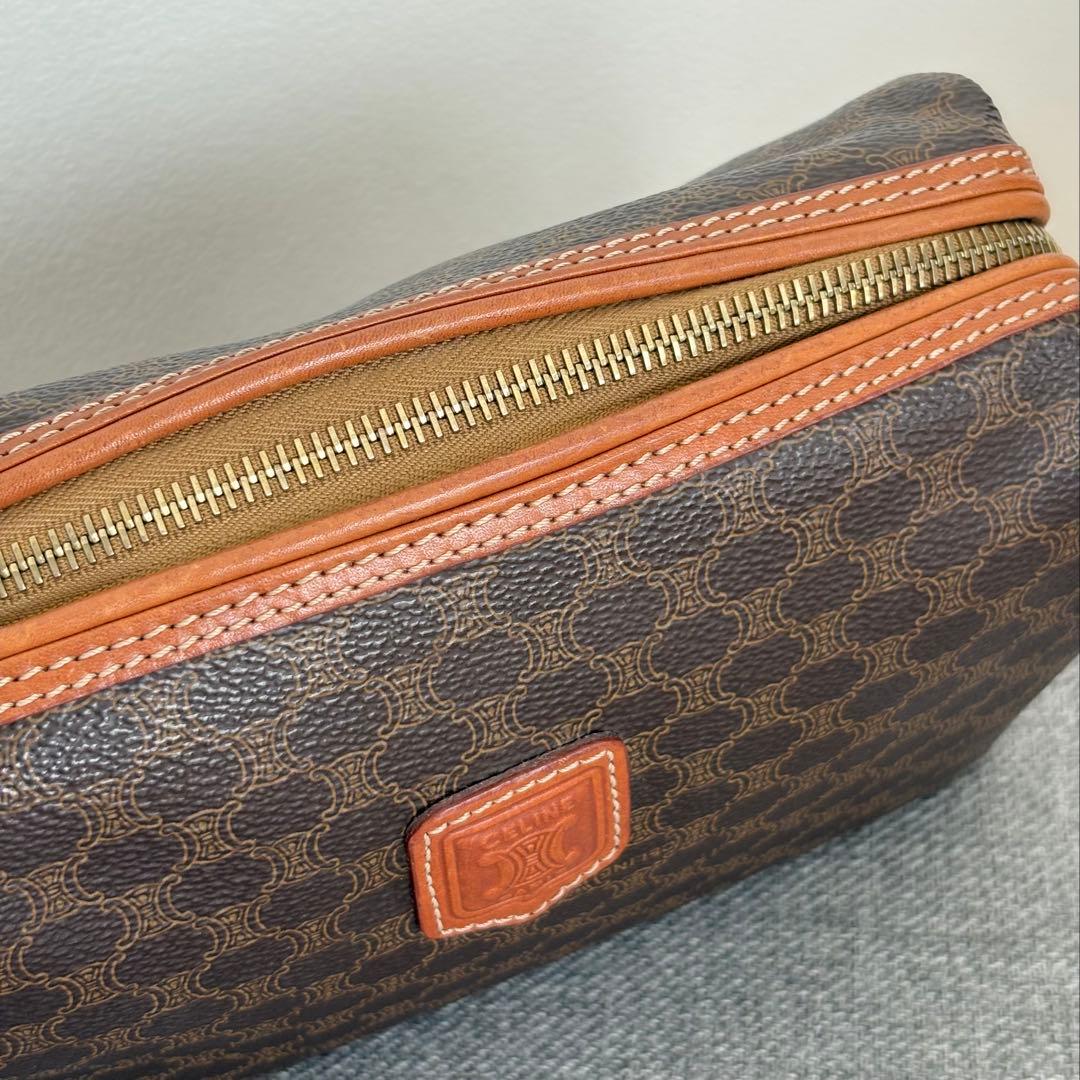 【chio.】【美品】セリーヌ ポーチマカダムコスメポーチ小物入れ146