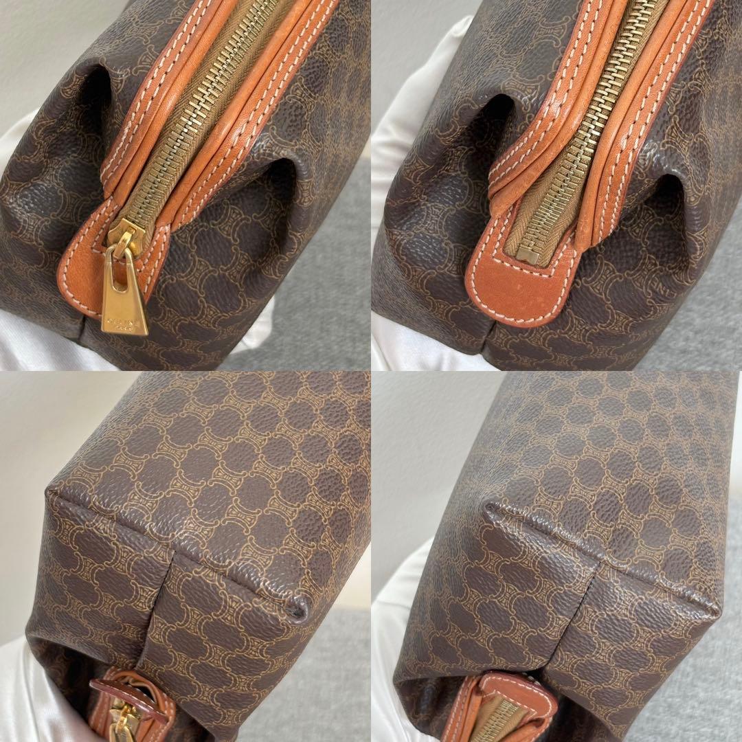 【chio.】【美品】セリーヌ ポーチマカダムコスメポーチ小物入れ146