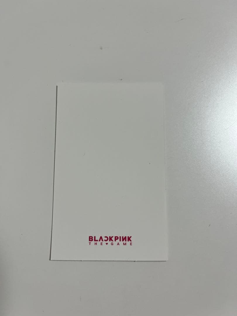 BLACKPINK JISOO ジス　BPTG 公式　特典　トレカ　レア