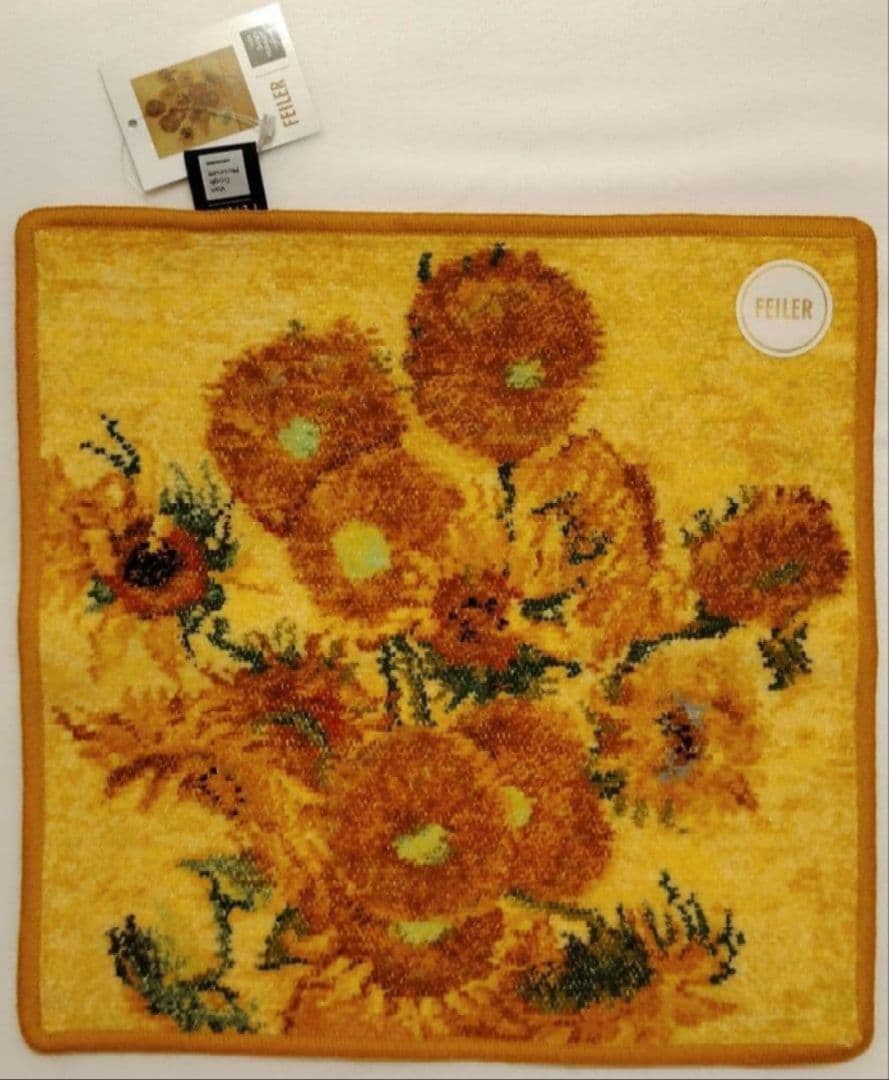 専用です　新品　フェイラーゴッホ 2枚セット　サンフラワーズアーモンドブロッサム