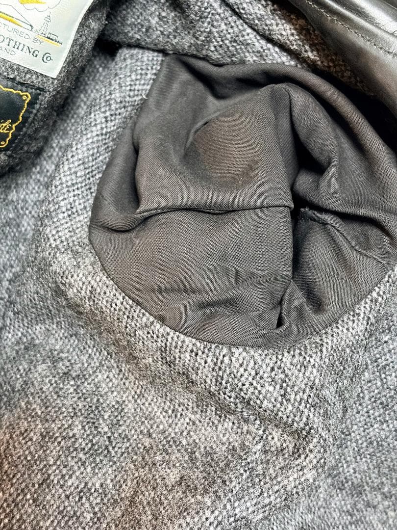 【美品／J.Lサイン入】エアロレザー ハーフベルト 38 自立 ホースハイド