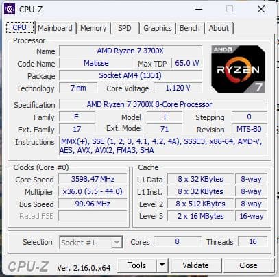 ASRock Fatal1ty Mini-ITXマザボ＋Ryzen7 3700X
