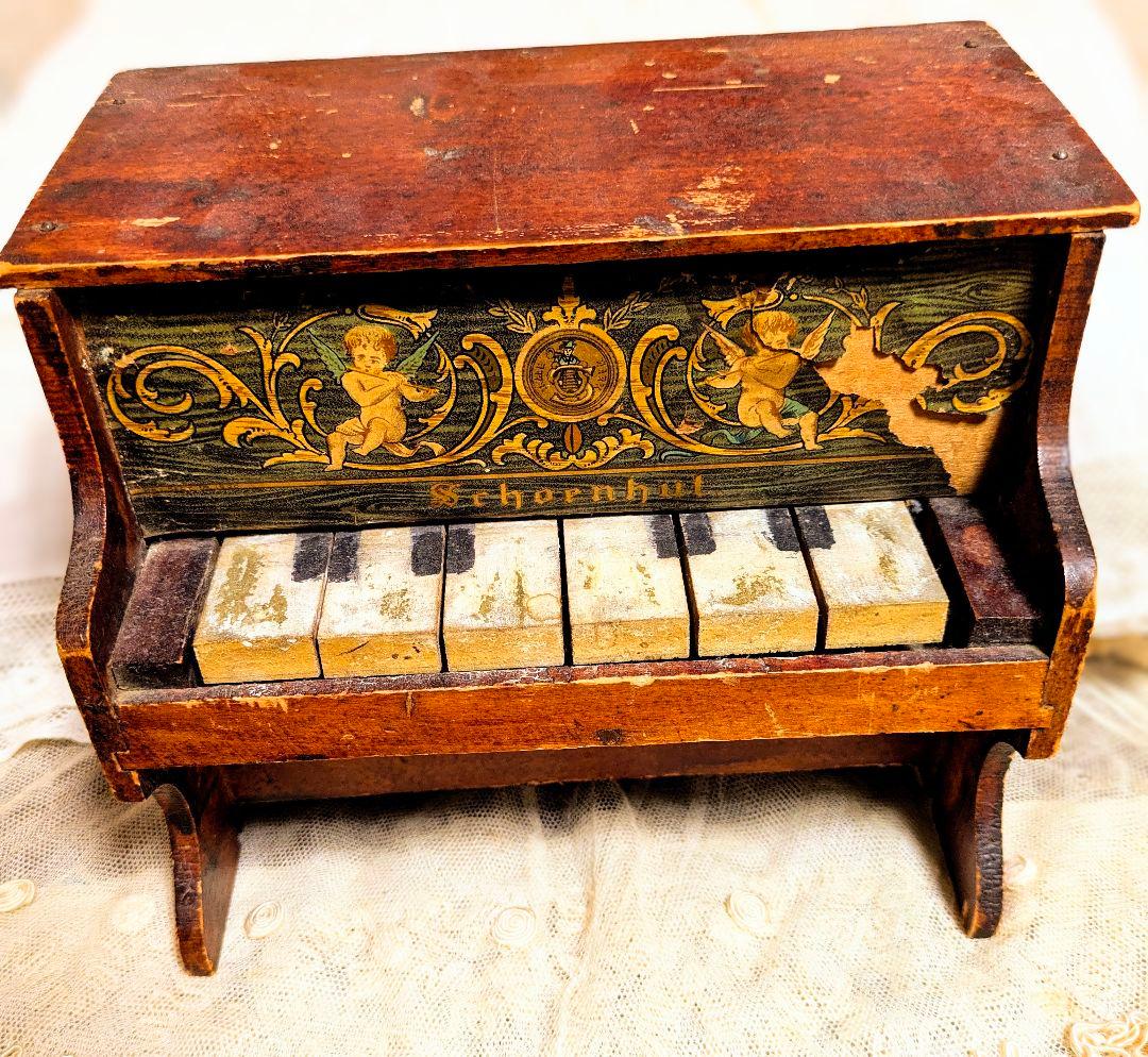 アンティーク Schoenhut トイピアノ 6鍵盤