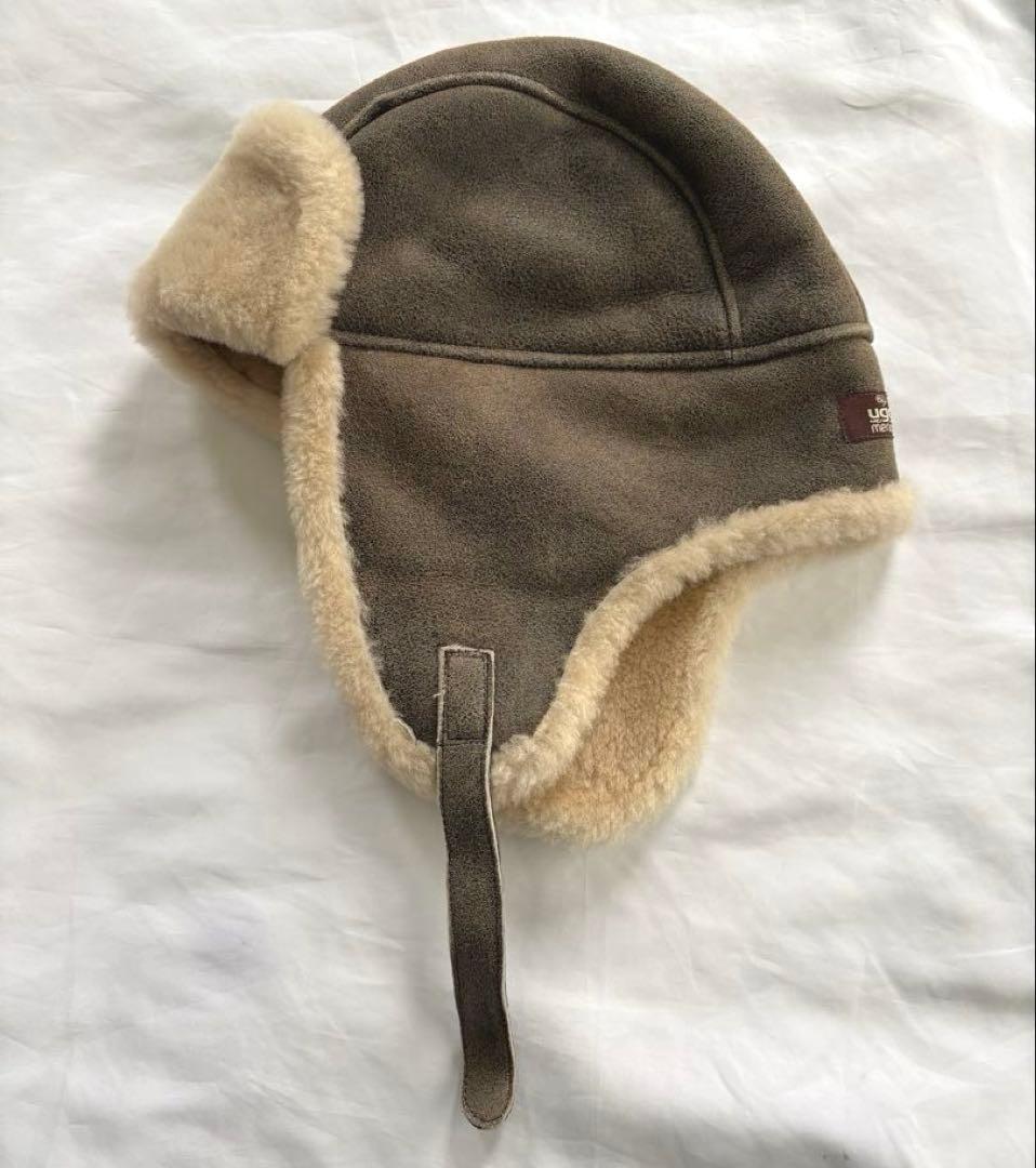 UGG merino フライトキャップ ボアキャップ 防寒 パイロットキャップ