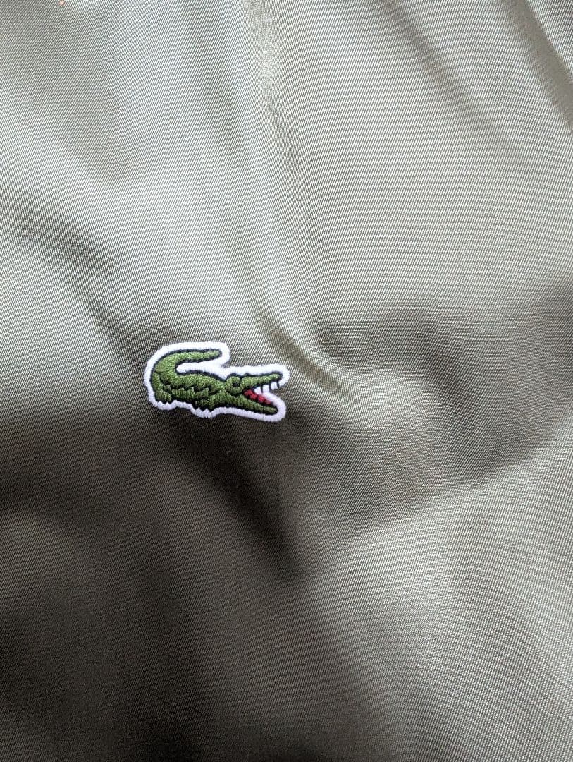 LACOSTE カーキ撥水ボンバージャケット