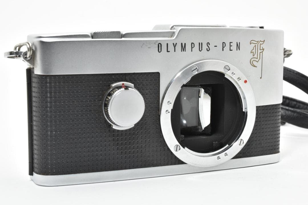 ★各部モルト張り替え済・美品★ オリンパス PEN-F ボディ #21175