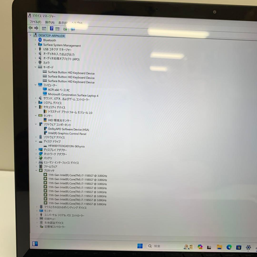 Windowsノート本体 Surface Laptop 4 i7-1185G7 32GB SSD1TB