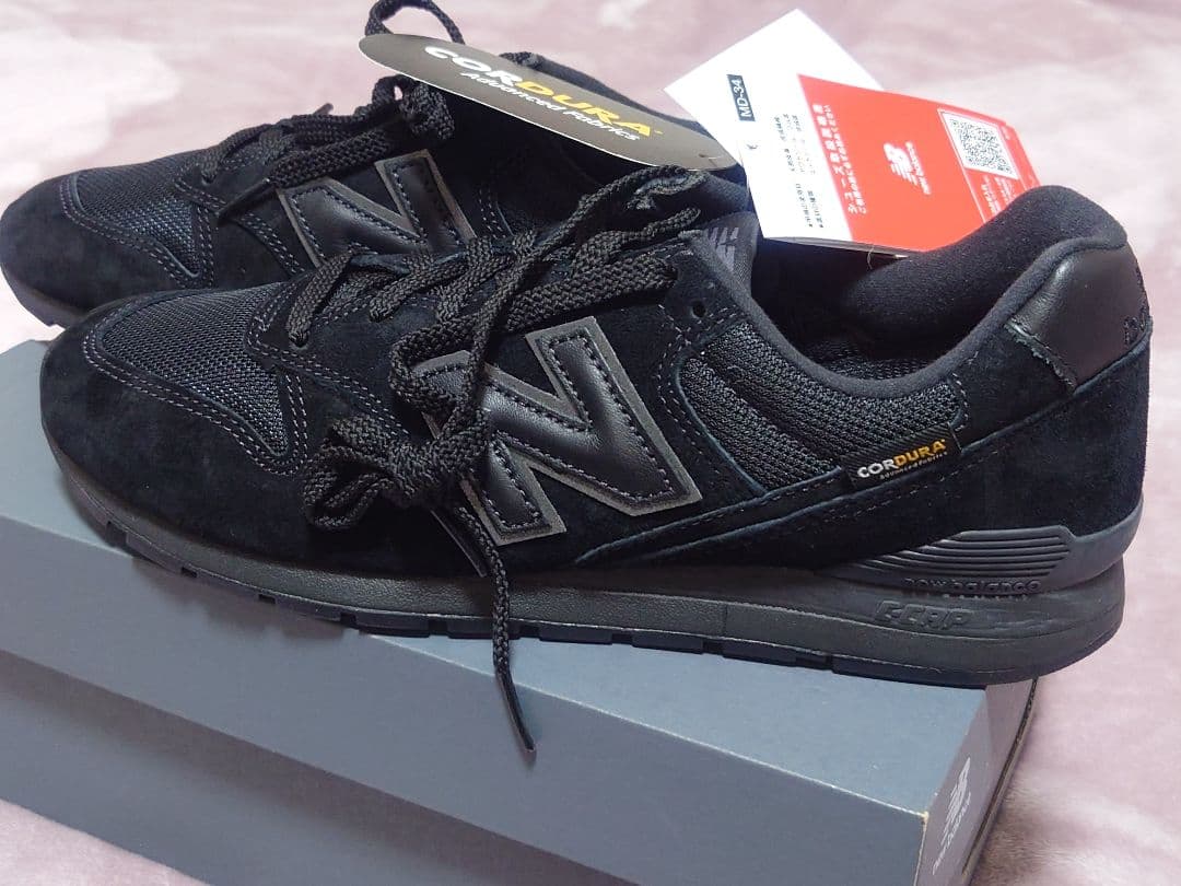 週末価格★ニューバランス 996EB2 CORDURA 黒26.5cm【未使用】