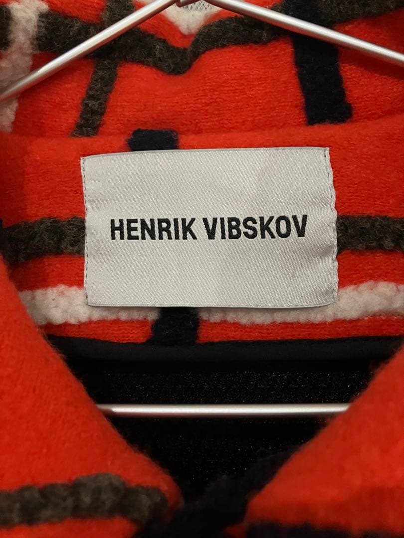 HENRIK VIBSKOV 2019AW チェック ウールコート