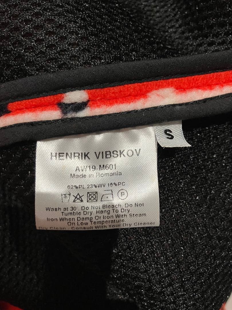 HENRIK VIBSKOV 2019AW チェック ウールコート