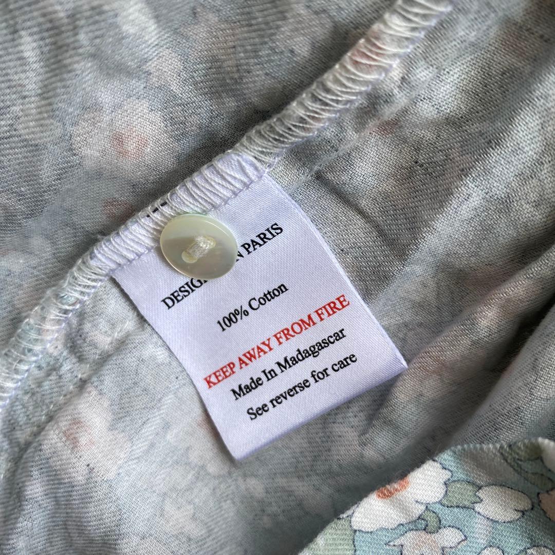 Kidiwi 花柄　スモッキング　ワンピース　3a