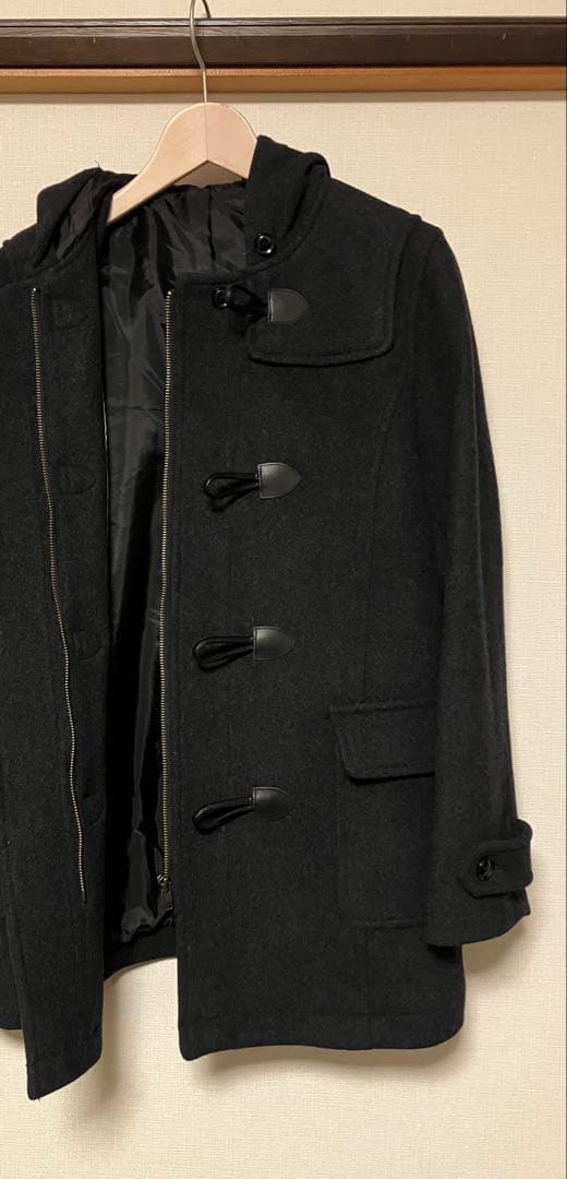 美品 イーストボーイ ビーナス アンゴラ混ダッフルコート　ダークグレー 11