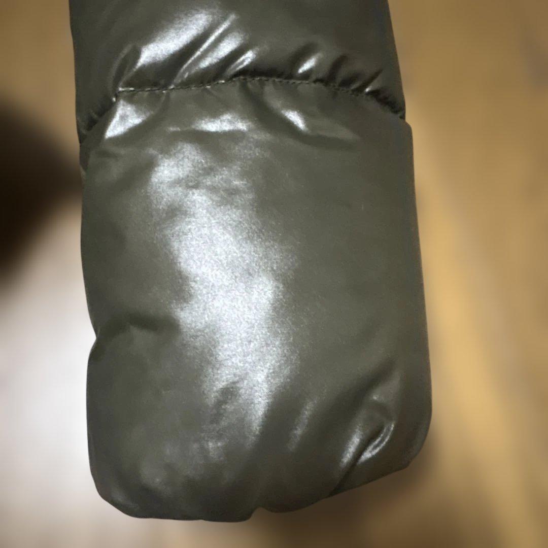 DUVETICA 40 ダークグリーン　アダラ　ファー付きダウンジャケット