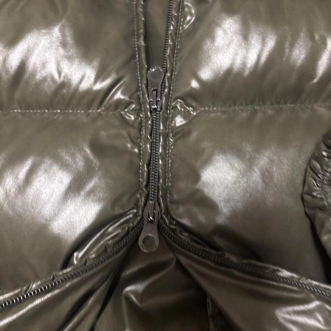 DUVETICA 40 ダークグリーン　アダラ　ファー付きダウンジャケット