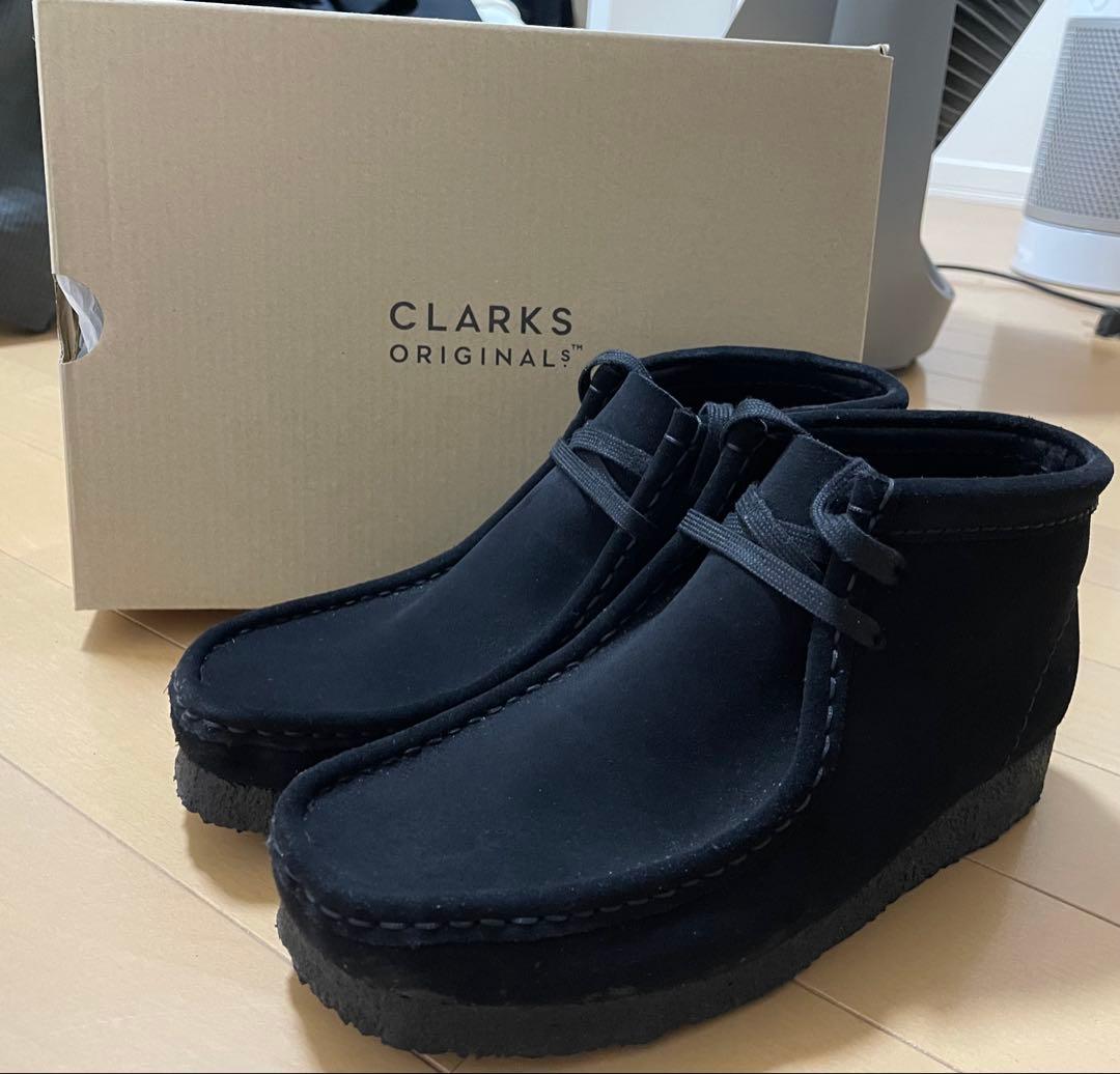 CLARKS Wallabee Boot ブラック UK4.5