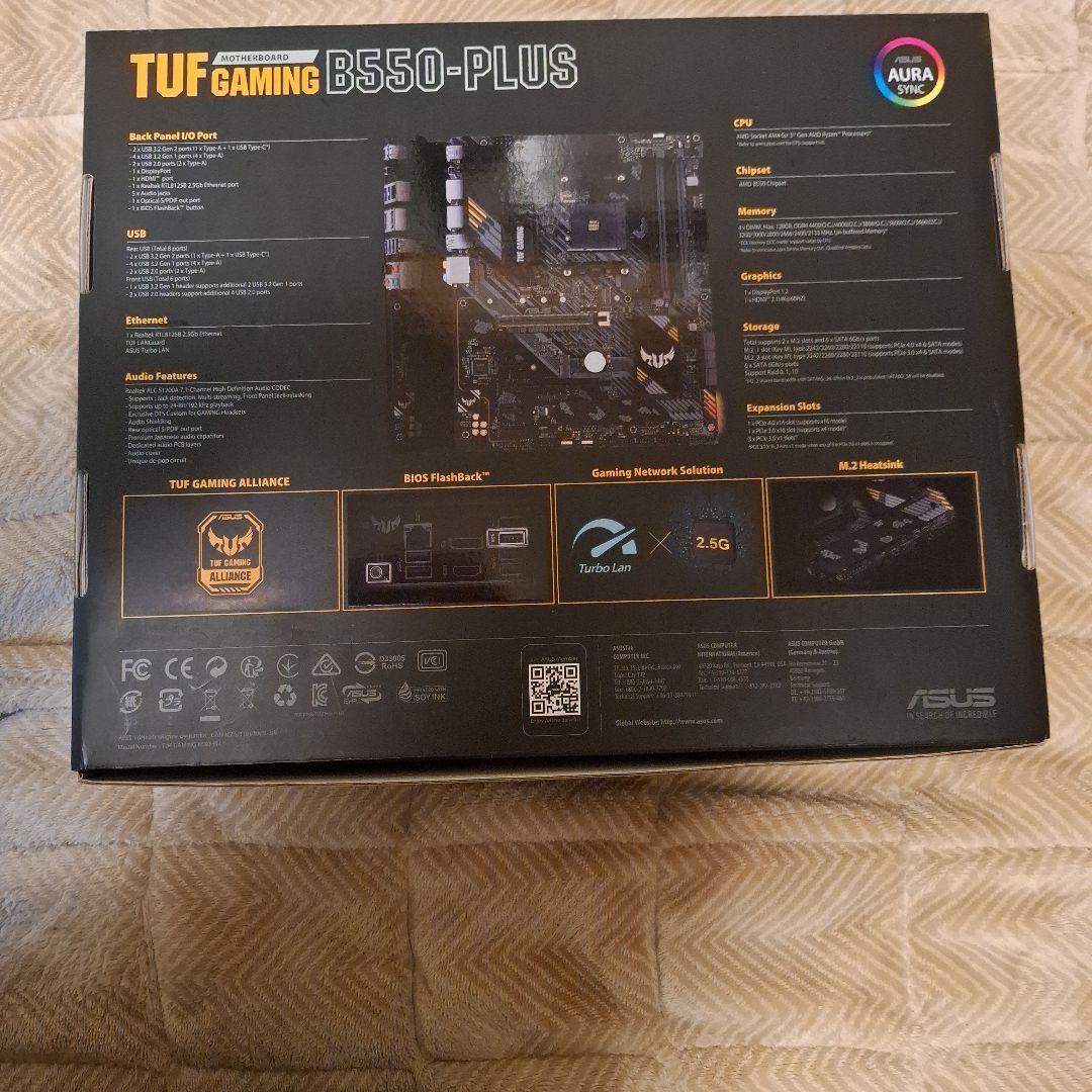 ASUS TUF Gaming B550-PLUS マザーボード