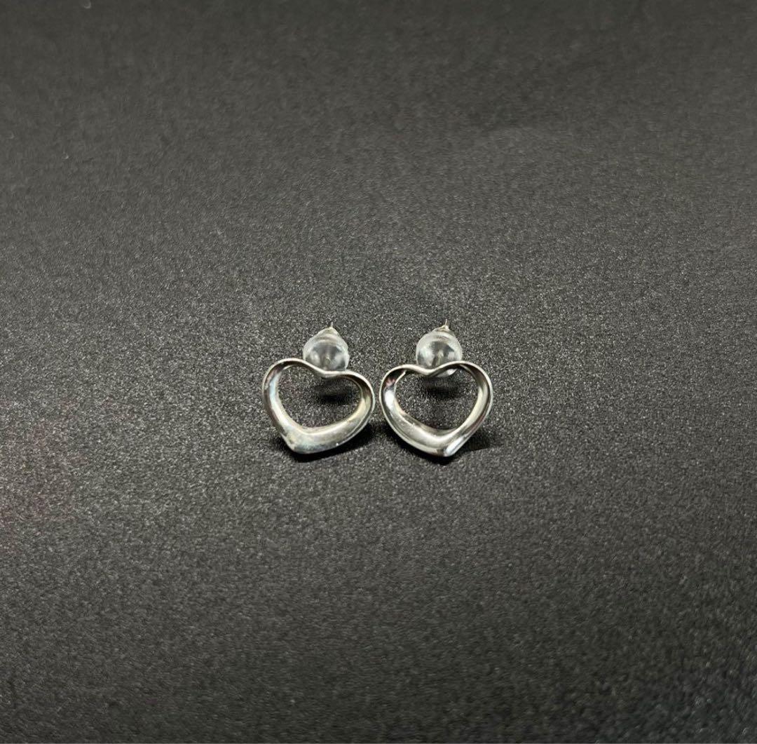 TIFFANY&CO. ピアス　オープンハート　シルバー　925