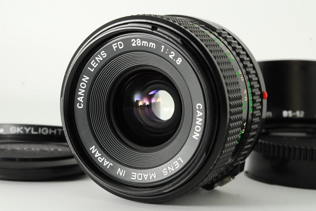 【美品】CANON キャノン NEW FD 28mm F/2.8 広角レンズ
