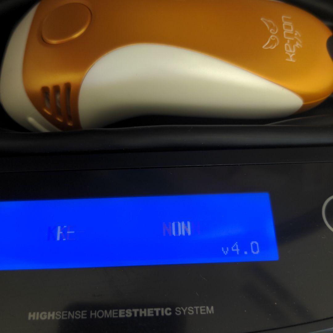 【訳あり】ケノン 脱毛器 ver4.0　新品未使用カートリッジ付