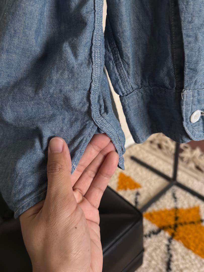 【希少】GRANTS WTG ヴィンテージ シャンブレーシャツ ワークシャツ