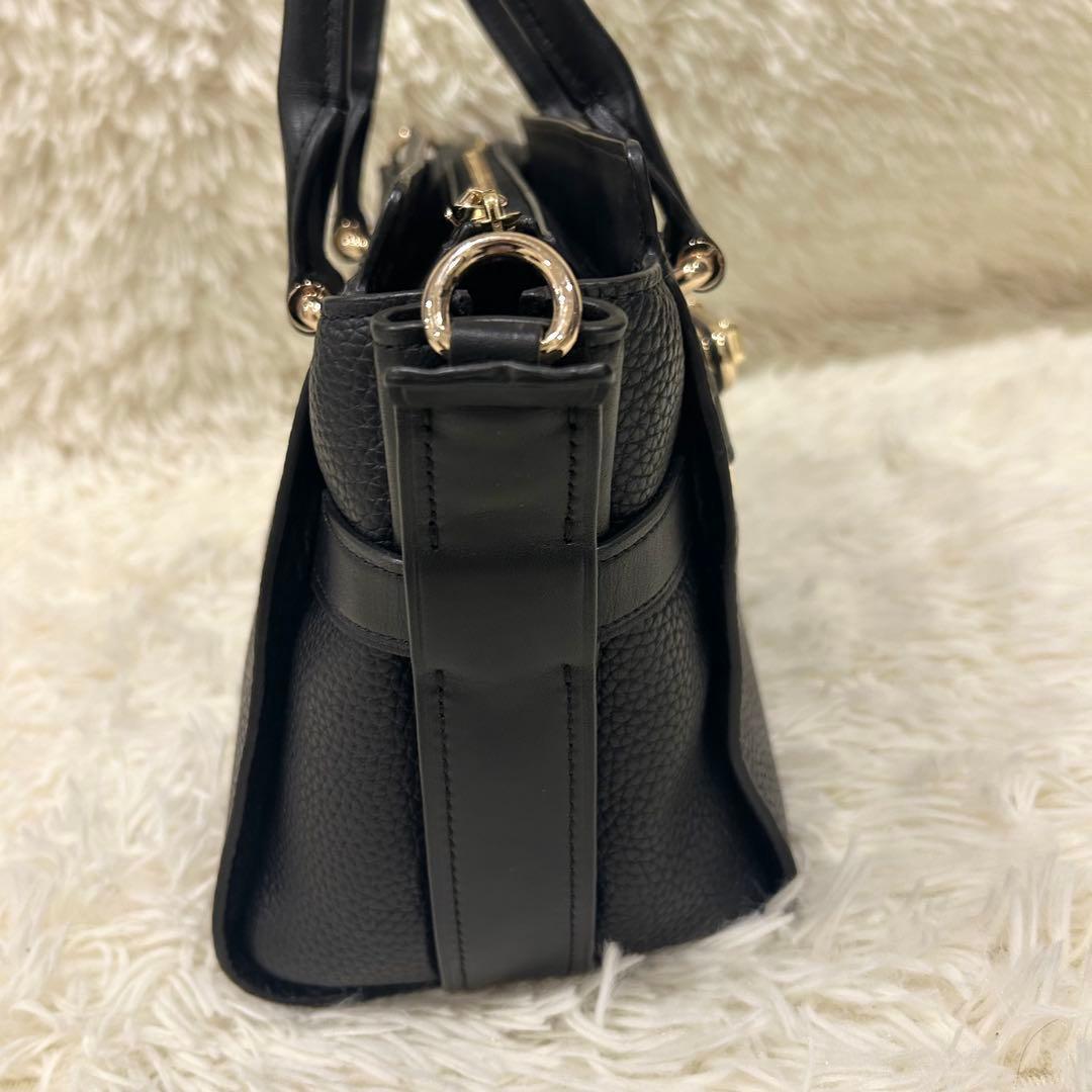 外観美品コーチ coach スワッガー ハンドバッグ レザー ターンロック