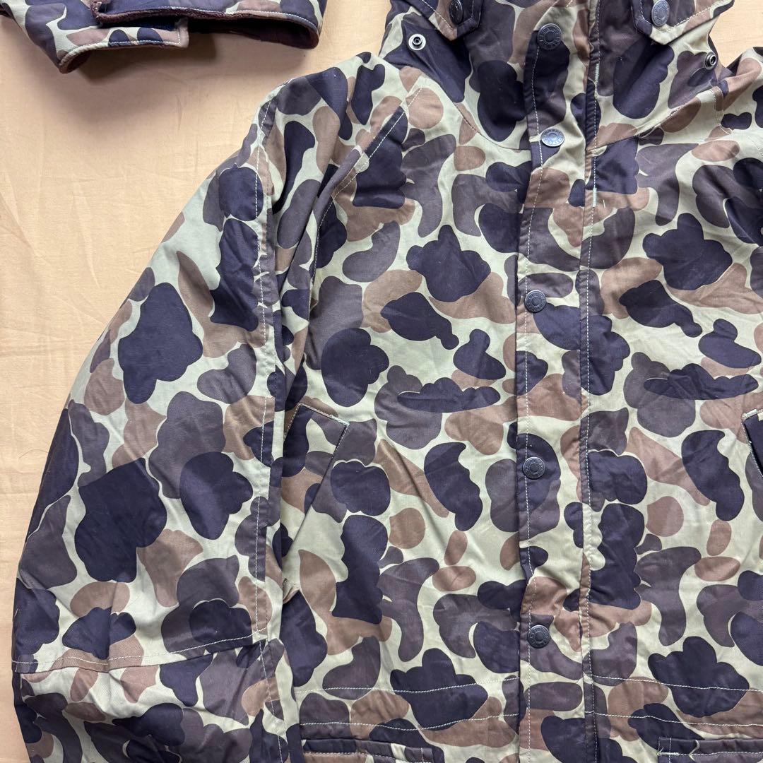 Field&stream ダックハンターカモ　マウンテンパーカー　L 後付フード