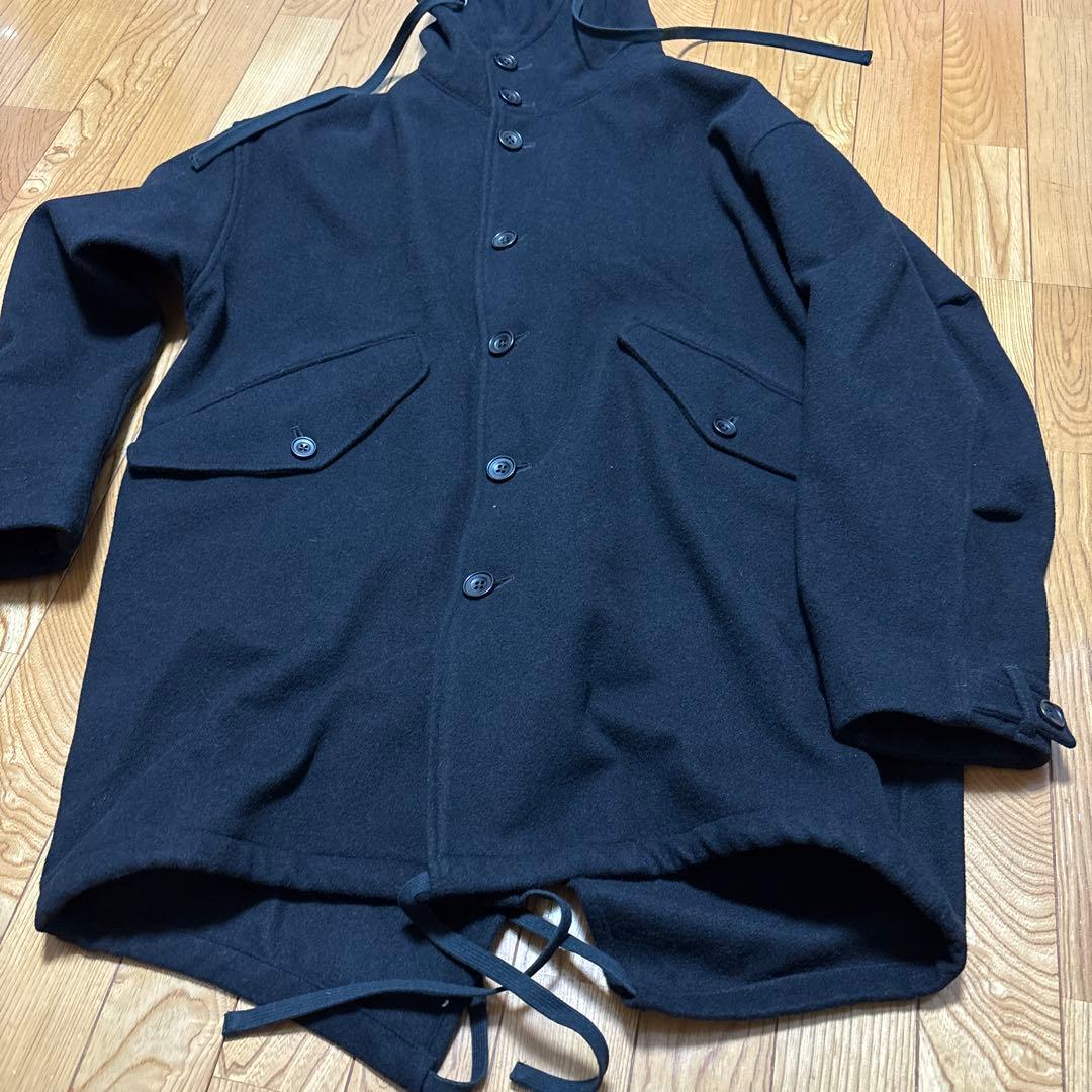 rdv o globe. ウールモッズコート黒　サイズL