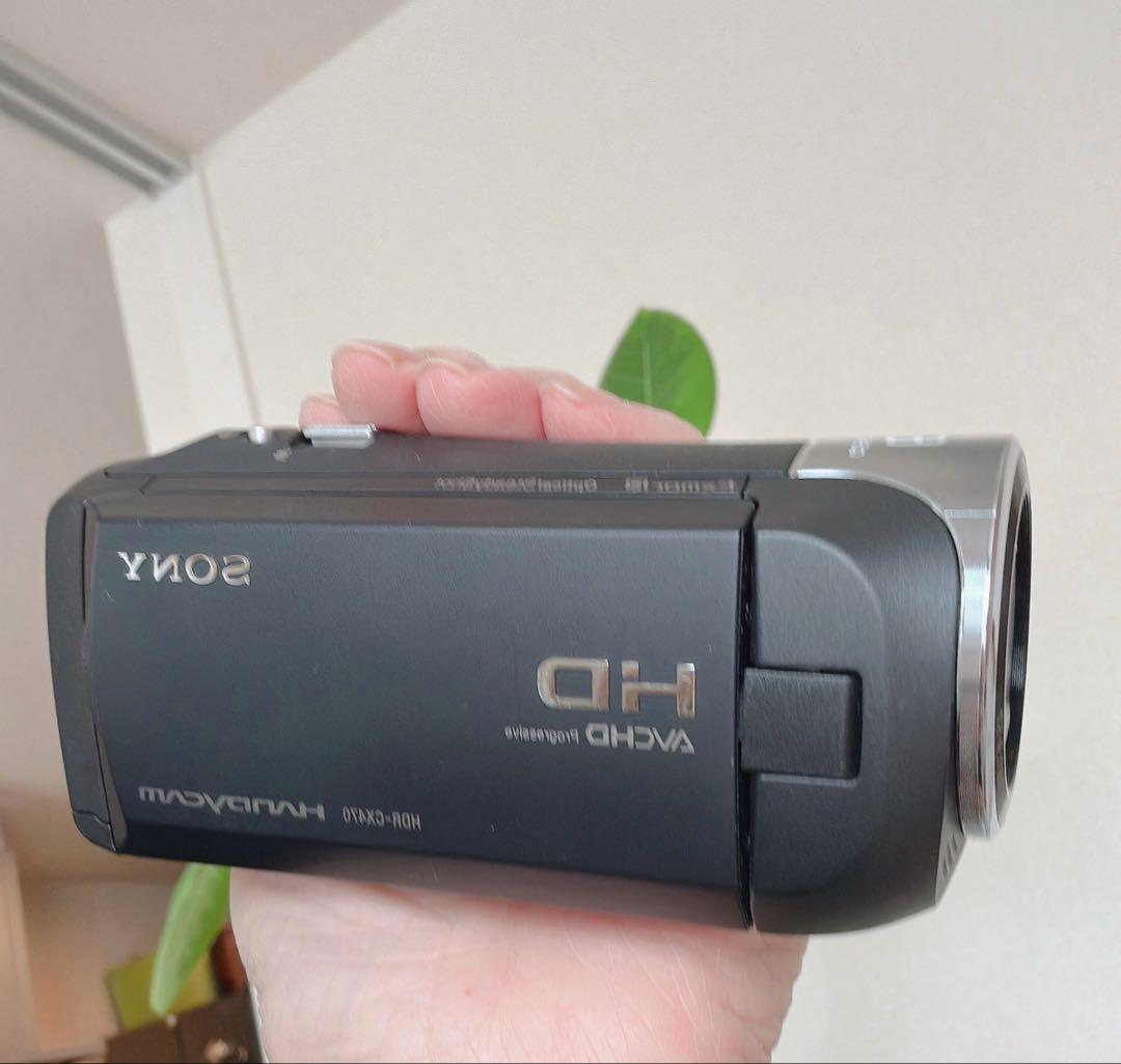 【新中古品】SONY HDR-CX470ビデオカメラ 本体（ブラック）