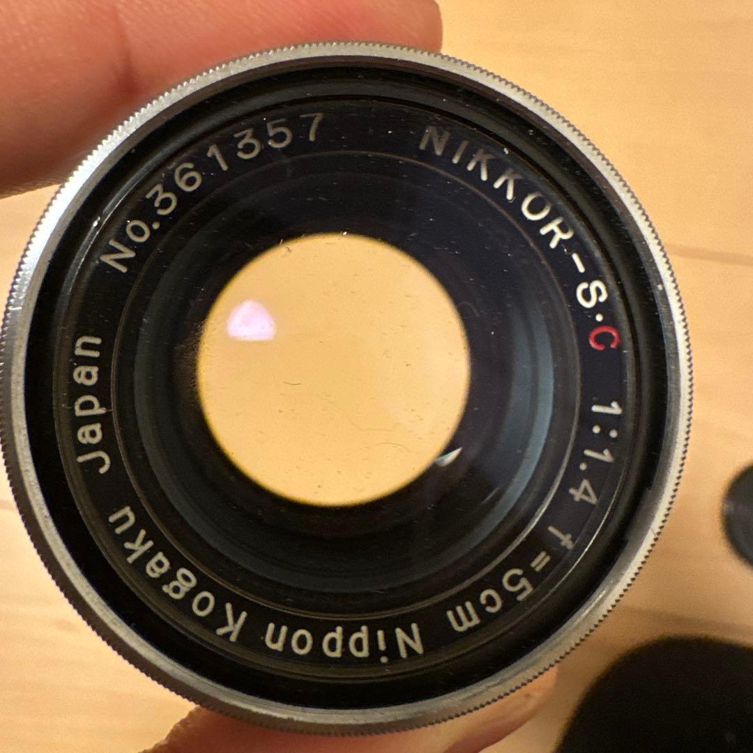 【美品・動作快調】Nikon S2前期型　NIKKOR 5cm F1.4付