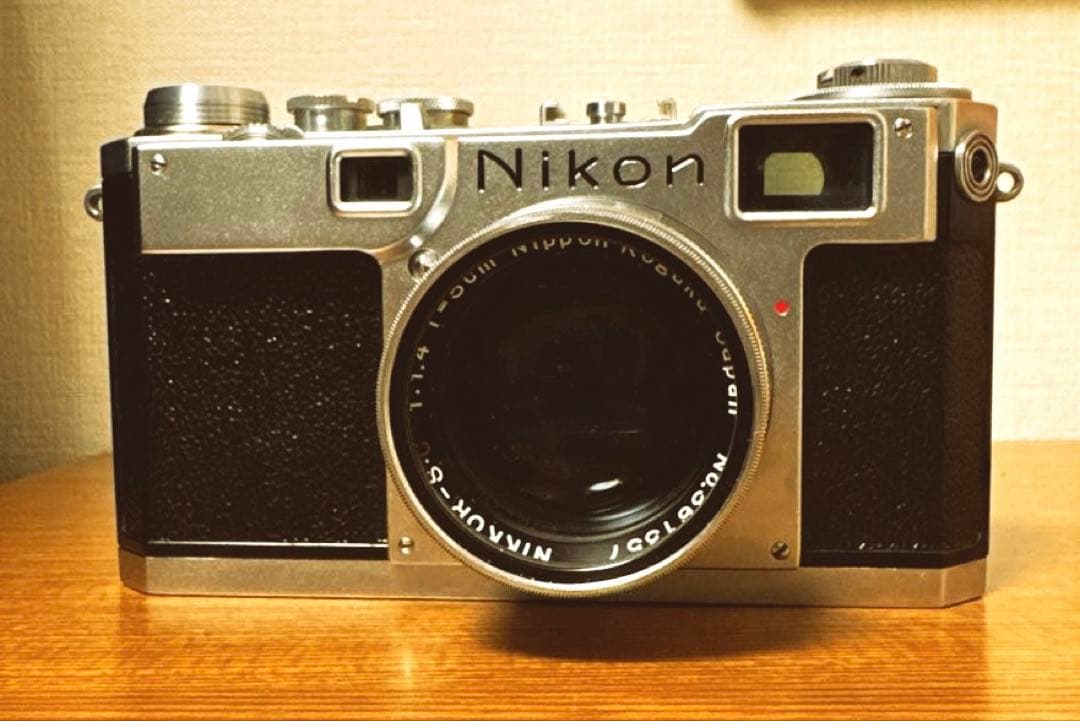 【美品・動作快調】Nikon S2前期型　NIKKOR 5cm F1.4付