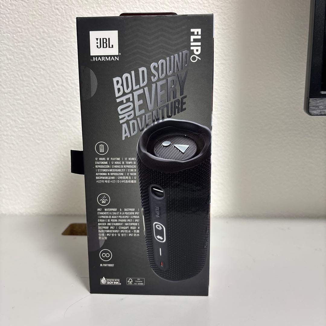 【新品】JBL FLIP6 Bluetoothスピーカー 防水