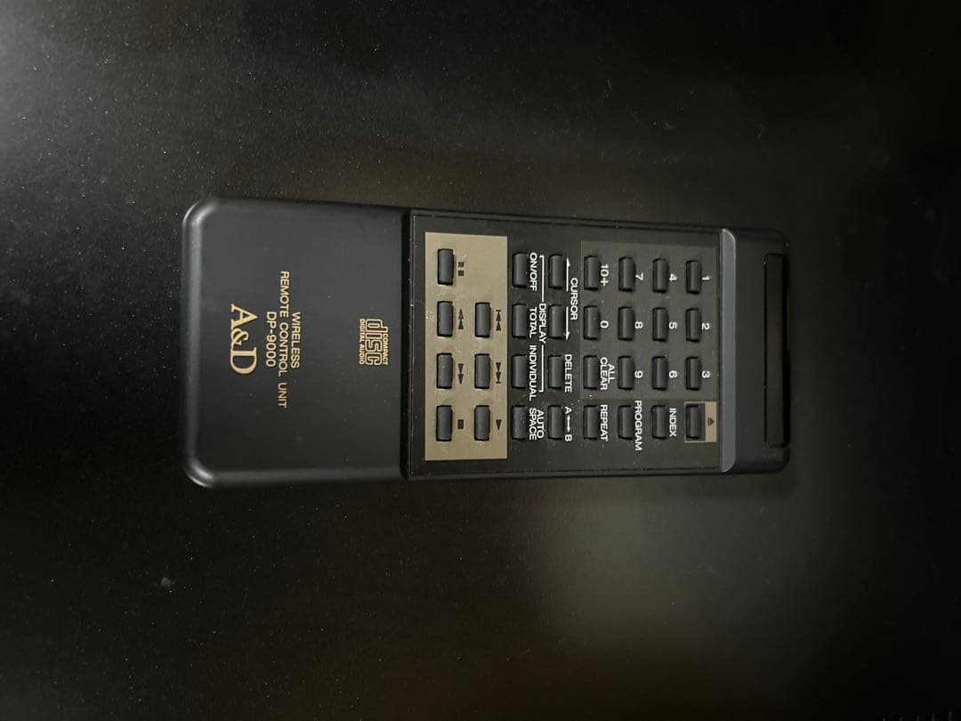 ジャンク　通電確認　A&D DP-7000 CDプレーヤー　リモコン有