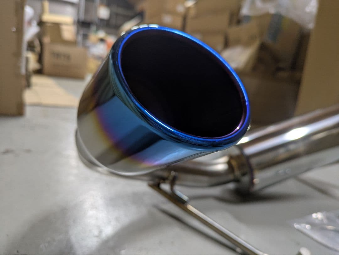 未使用 ジムニー マフラー JB23 ステンレス ブルー