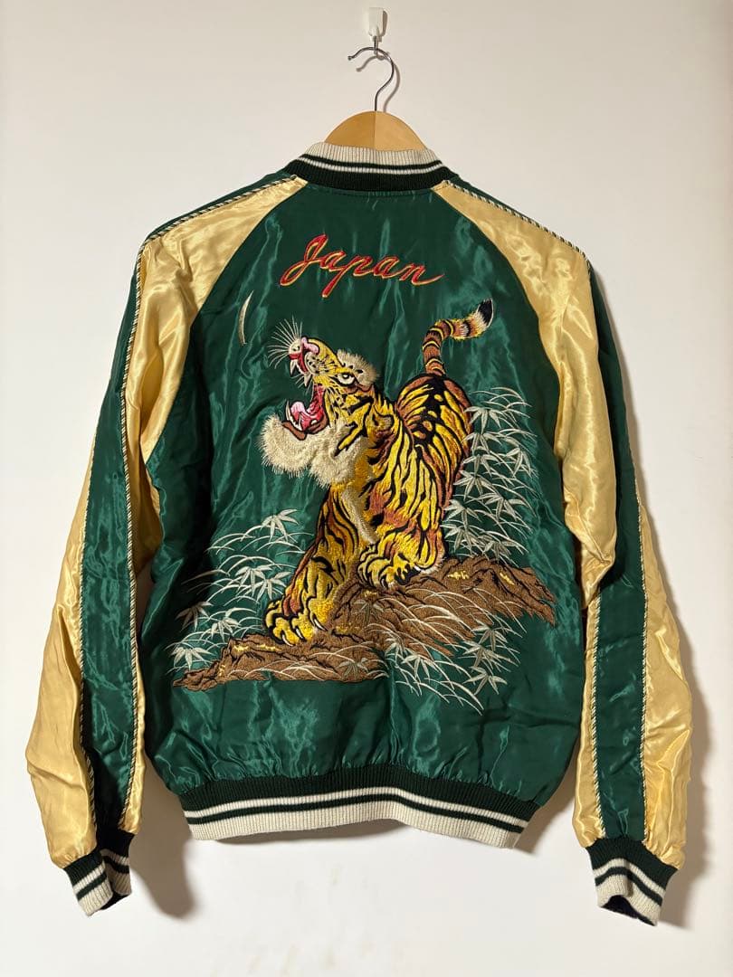 【美品】テーラー東洋 ビームス別注 アセテートスカジャン M 虎