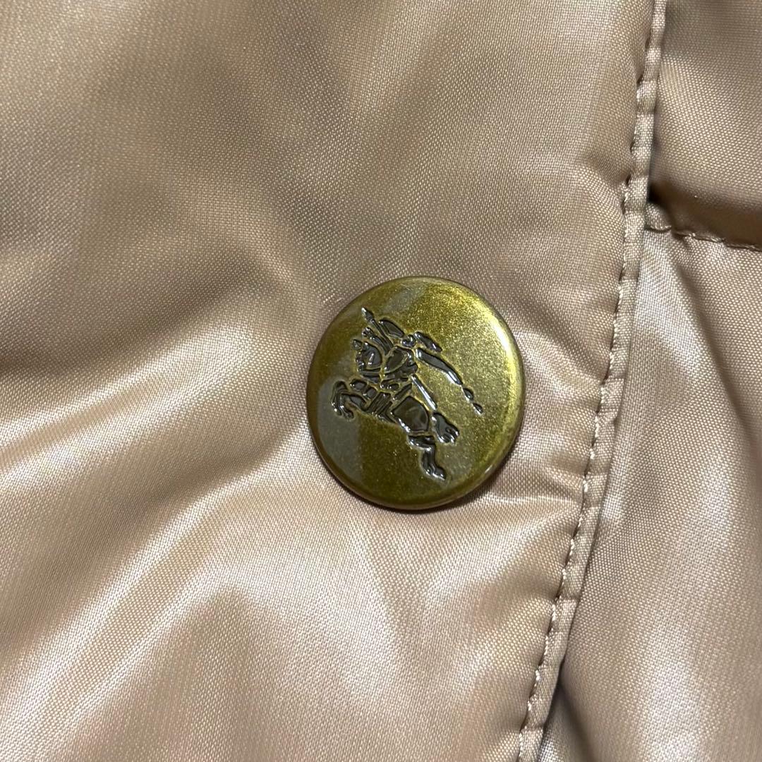 BURBERRYBLUELABEL ファーダウンコート チェック38
