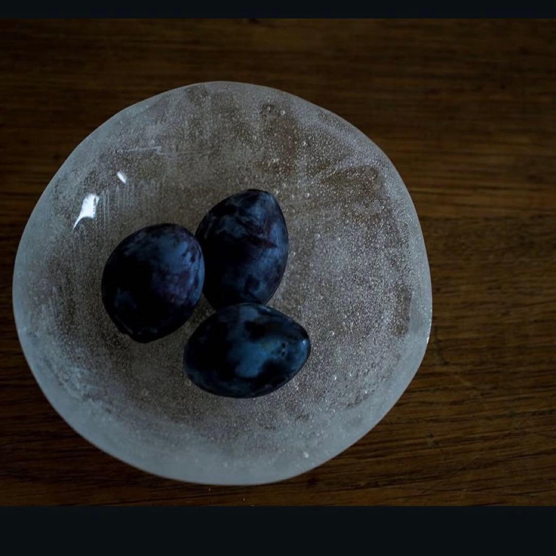 長野史子 ガラス プレート 台座 ペーパーウェイト