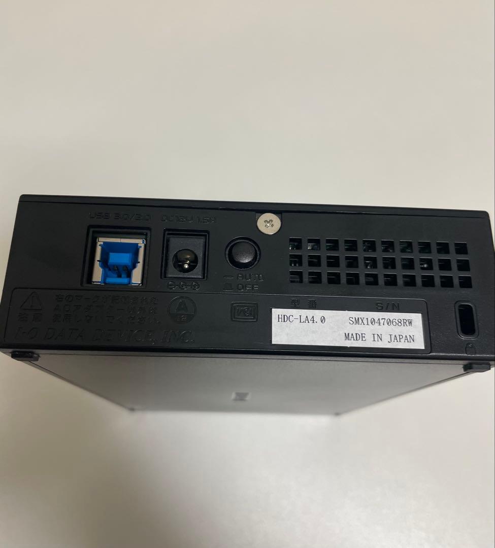 【しま】I-O DATA 外付けハードディスク HDC-LA4.0