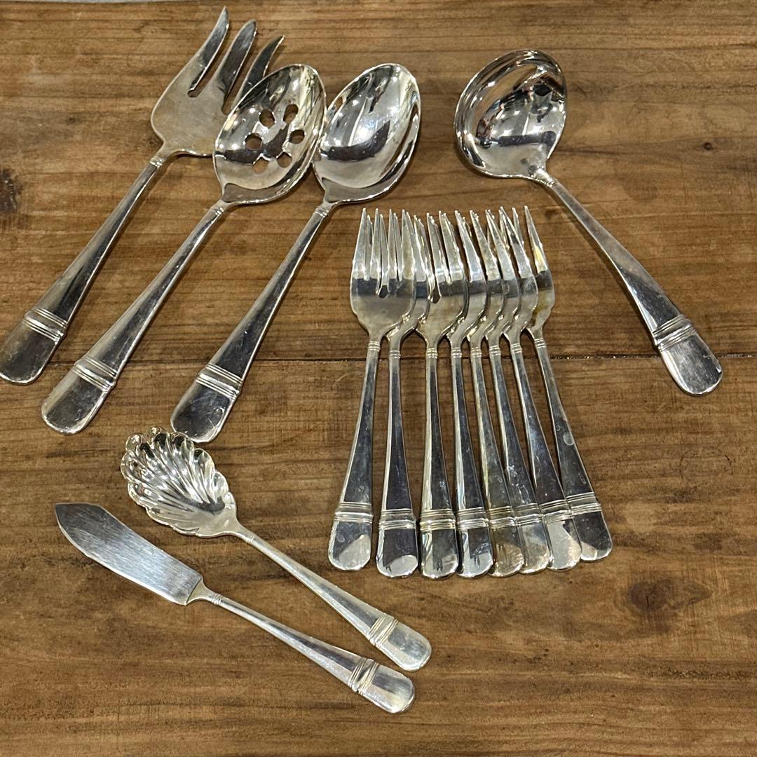 ONEIDA クラシックカトラリー58点セット 木製収納ケース付き