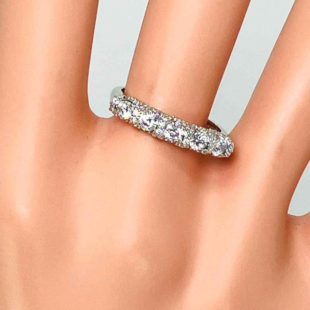 GSTV Pt950 リリーダイヤモンド 空中留め リング D:0.70 H&C