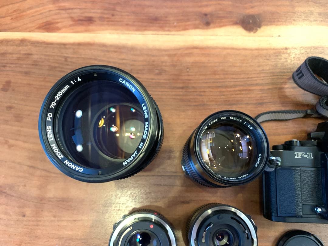 CANON NEW F-1 キヤノン　FD レンズ4本セット