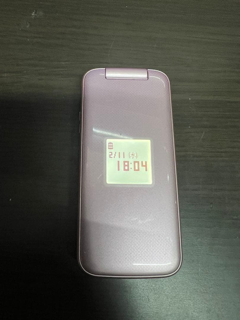 docomo 携帯電話 らくらくホン　F01M ピンク