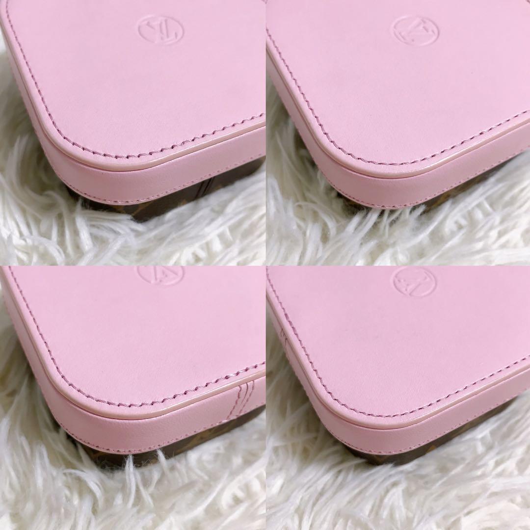 美品 LOUIS VUITTON モノグラム ボワットカミーユPM ローズ