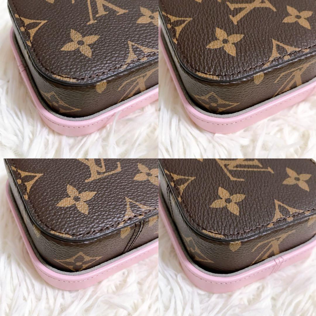 美品 LOUIS VUITTON モノグラム ボワットカミーユPM ローズ