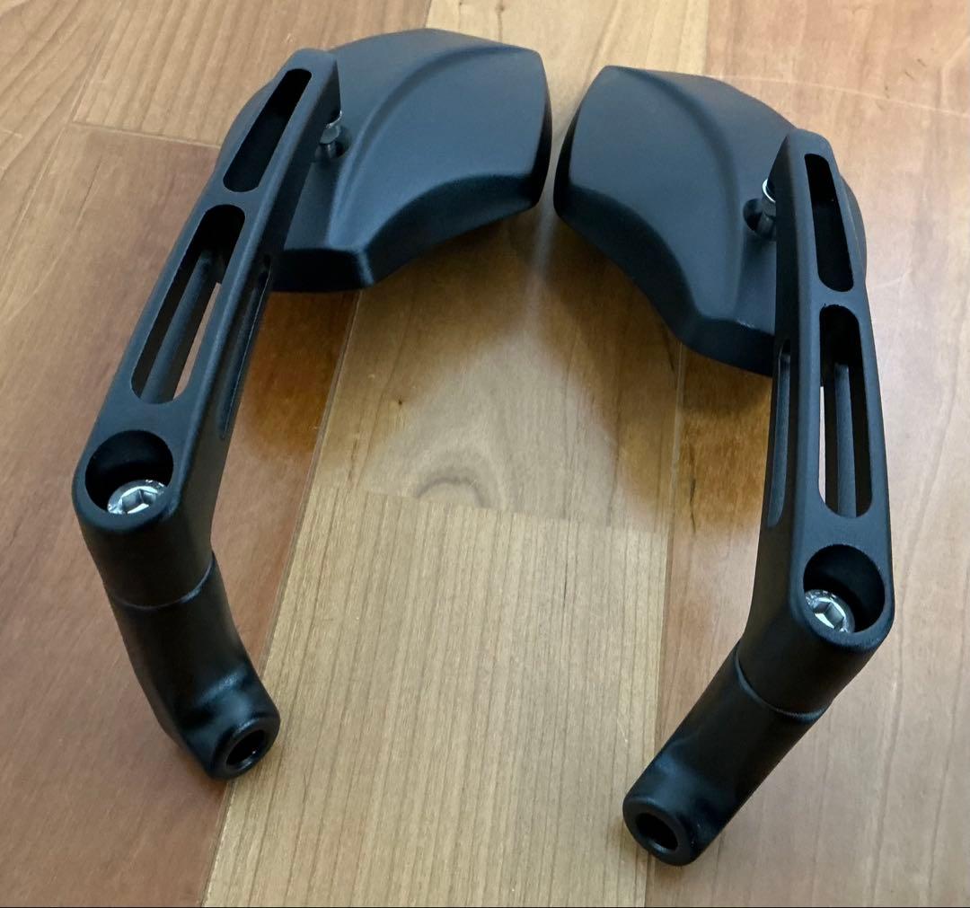 【ねず】デイトナ　パラレルミラー ヘキサゴン 左右　ブラストブラック