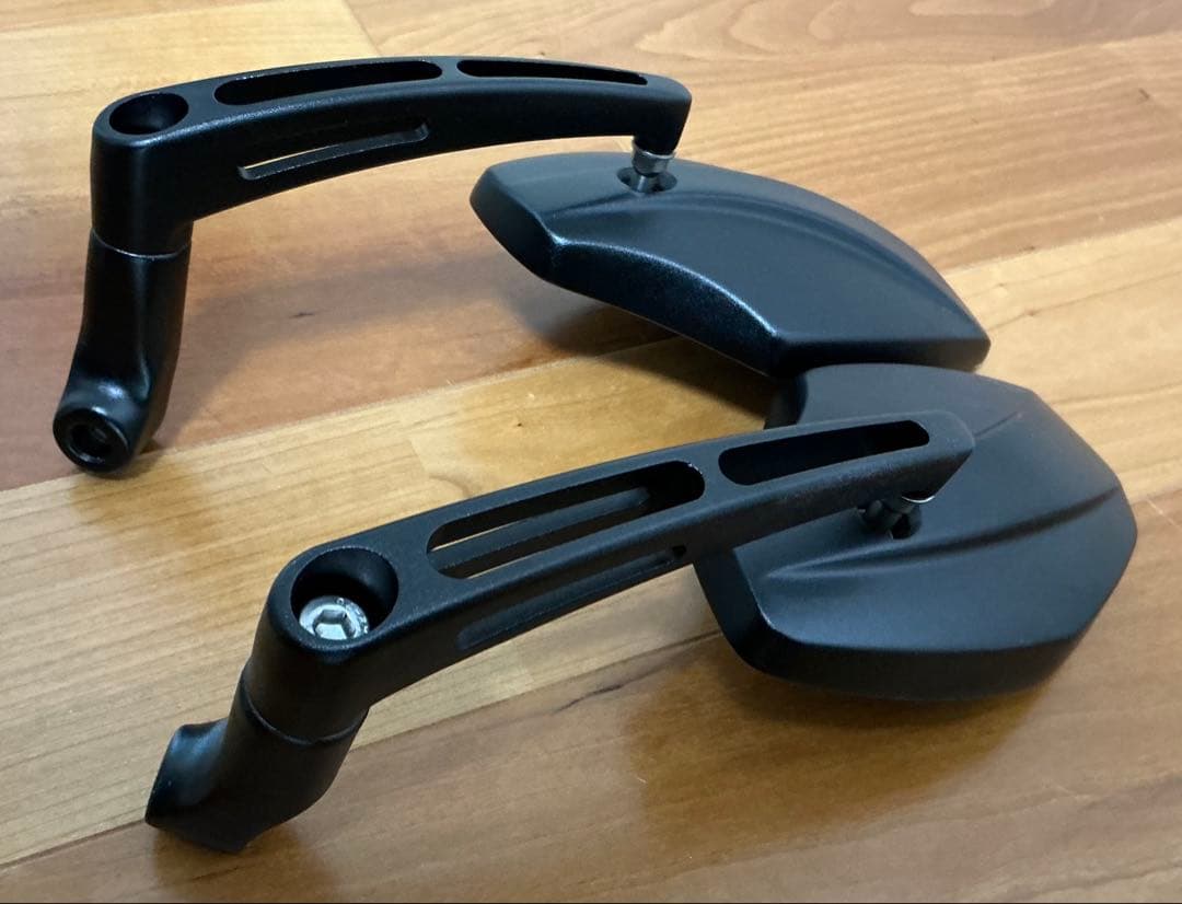 【ねず】デイトナ　パラレルミラー ヘキサゴン 左右　ブラストブラック